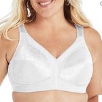 Playtex  White 18 Hour 4693 Wire Free Ultimate Shoulder Comfort Bra 40C Photo 0