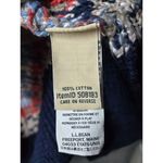L.L.Bean  women's cotton fair isle western Aztec print knit cardigan MP. Photo 6