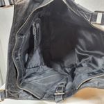 Via Spiga Womens Shoulder Bag Large Black Patent Leather Pockets Lined Hobo Photo 15