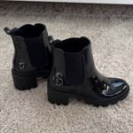 JF J.Ferrar Shiny Black Ankle Boots Size 6 Photo 3
