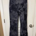 Lululemon Athletica Black Tie-Dye Flare Pants Photo 0