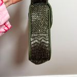 STAUD  Tommy bag moss olive green beaded shoulder purse embroidered metallic NYE Photo 10