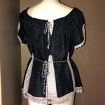 BCBGMAXAZRIA  Pheasant Blouse 100% silk Photo 2