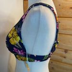 Kona Sol  bikini top. NWT. Hawaiian theme.  Size Small. Adjustable straps. Photo 1