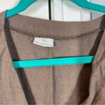 Baltic Bloom Etsy Small Shop TOSCANA 100% Linen Wrap Midi Dress cedar brown airy Size XXL Photo 1