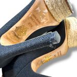 Charlotte Olympia Black Canvas Dolores Espadrille Platform Ankle-Strap Pumps Photo 10