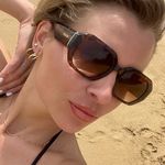 Velvet Tees Velvet Eyewear Tortoise Oversized Octagan Sunglasses Glossy Finish Photo 0