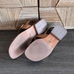 Talbots  Womens Brown Leather Sandals Size 8AA Strappy Casual Photo 4