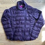 Athleta  Women's Downalicious Purple Goose Down Lightweight Puffer Jacket Coat Photo 0