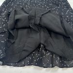 ZARA NWT  Mini Skirt Tiered Polka Dot Women S Black Side Zipper Interior Lining Photo 8