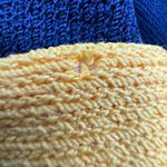 St. John Collection By Marie Gray Navy Yellow Knit Blazer Jacket Womens Size 2 Photo 10