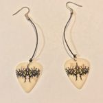 Guitar pick earrings Photo 1