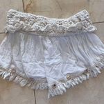 Ocean Drive Like New White Fringe Shorts Sz Small Photo 4