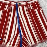 Bonjour Vintage  striped high waisted shorts 3/4 Deadstock Photo 5