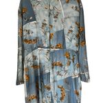 & Other Stories NWT, Stockholm Atelier & Other Stories Blue Floral Mini Dress, Sz 12 Photo 4