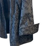 Susan Graver  Printed LK Fusion Cutaway Hem Jacket/Black X-Small Photo 3