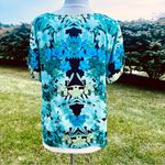 Vince Camuto  Colorful Blouse Desert Horizons Malibu Blue Photo 7