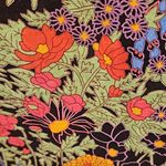 Anthropologie đź’•MILLE RESORT & TRAVEL đź’• Blair Blouse ~ Tie Neck Green Motif XS Photo 11