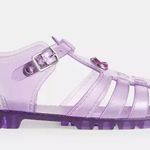 Coach 11 Fisherman Jelly Sandals in Purple Photo 1
