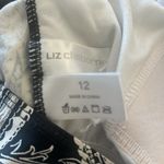 Liz Claiborne  Black and White Paisley One-Piece Swimsuit Photo 5