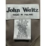 John Weitz Trench Coat Womens Size 14 Beige 90s Shoulder Pads Tan Photo 3