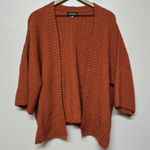 Eskandar O/S Burnt Orange Soft Merino Wool Textured 3/4‎ Cardigan Sweater Size undefined Photo 0