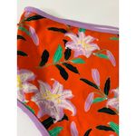 Diane Von Furstenberg  Cheeky High-Waist Floral-Print Swim Bikini Bottoms Small Photo 4