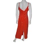 1. State  Women's Sequin Sleeveless Midi Slip Dress Summer Fig Sz 10 Photo 5