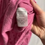 Chicosoleil France Pink Swiss Dot Long Sleeve Puffy Coquette Buttons Blouse Sz M Size M Photo 4