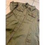 Holding Horses Anthropologie  Visit Mariona Green Utility High Low Dress NWOT 0 Photo 3