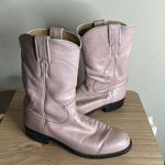 Justin Boots Pale Pink Justin Roper western boots Photo 1