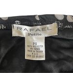 RAFAEL Black and White Polka Dot Maxi Skirt Size XL Photo 4