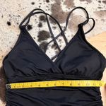 La Blanca Island Goddess Cross-Back One Piece Black Size 6 Photo 4