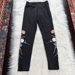 Adidas  Black Floral Graphic Leggings Photo 1