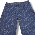 Jeans Size 4 27x27.5 Womens Zara Slim Fit Jeans Stretch Skinny Jeans Floral Print Photo 2