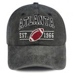 None Atlanta Football Gray Acid Wash Hat Photo 0