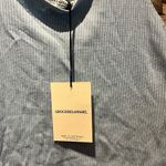 groceries apparel light blue ribbed tank top Size L Photo 3