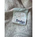 Bindya Pale Pink Gray Paisley Scarf w Fringe Pink Photo 3