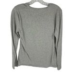 Banana Republic  Women's Heather Gray Crewneck Long Sleeve Top Size Small Photo 6