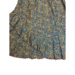 SEA New York Kaylee Boho Mini Dress Ruffle Tiered Skirt Crochet Trim Coastal 2 Blue Photo 12