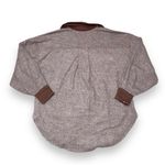 Free People  Shacket Oversized Button Down Utility Jacket Textured Cotton Blend Photo 8