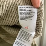 American Eagle AEO Waffle Thermal Split Hem Long Sleeve Shirt Medium Green Camo Photo 5