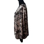 Bob Mackie  Velvet Burnout Kimono Cardigan Jacket Size L Ethereal Whimsigoth Photo 10