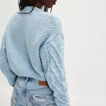 Free People Bonfire Blue Cardigan Photo 2
