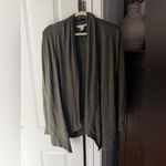 Athleta  Olive Green Pranayama Restore Wrap Cardigan Photo 1