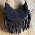 Marlon Firenze | Chocolate Leather Hobo Bag w/ Interchangeable Crossbody Strap Brown Photo 5