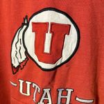 Colosseum Athletics Colosseum Hoodie Womens Medium Red Utah Utes Stitched Logos Sporty Collegiate Photo 1