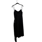 Alice + Olivia  Black Stain Harmon Cropped Belted Wide Leg Jumpsuit Size 8 Photo 2