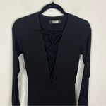 Reformation  Chrissi Ribbed Jumpsuit in Black Photo 2