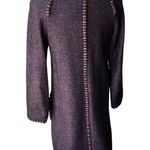 Missoni  Purple/Black Wool Blend Sweater Coat , Sz 4 Photo 3